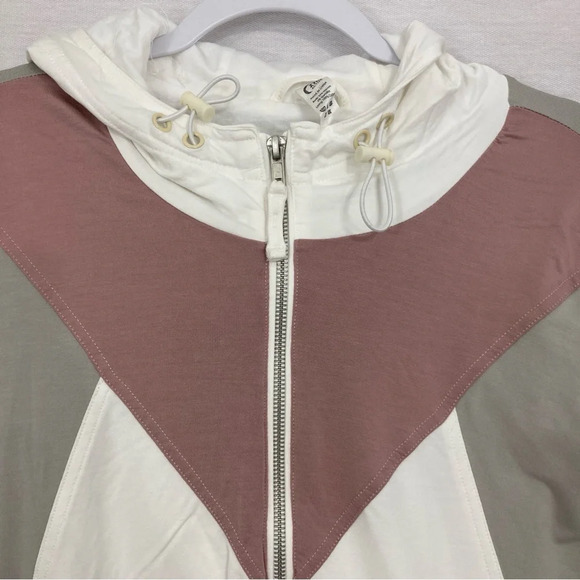 ZYIA Soft Stretch Color Block Zip Up Hooded Jacket size XL - Picture 6 of 9